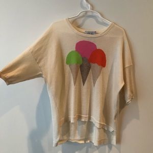 Autumn Cashmere Ice cream girls sweater